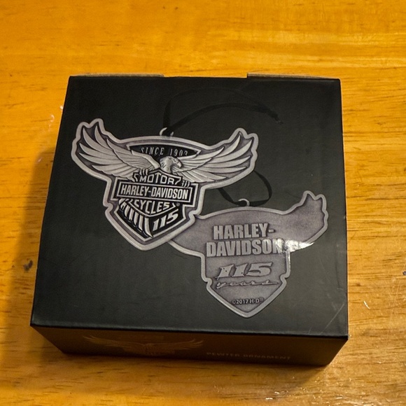 Harley Davidson 115th Anniversary Pewter Ornament. New in box. - Picture 4 of 8